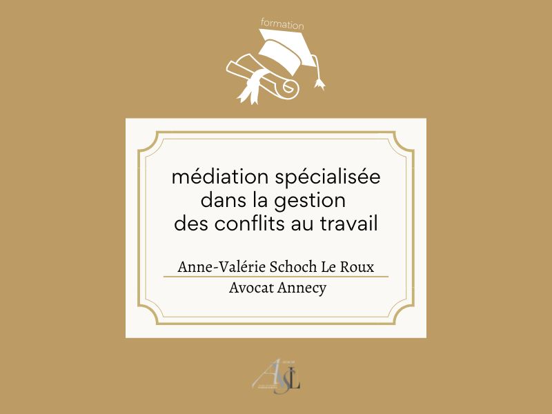 Formation médiation spécialisée dans les gestion des conflits 